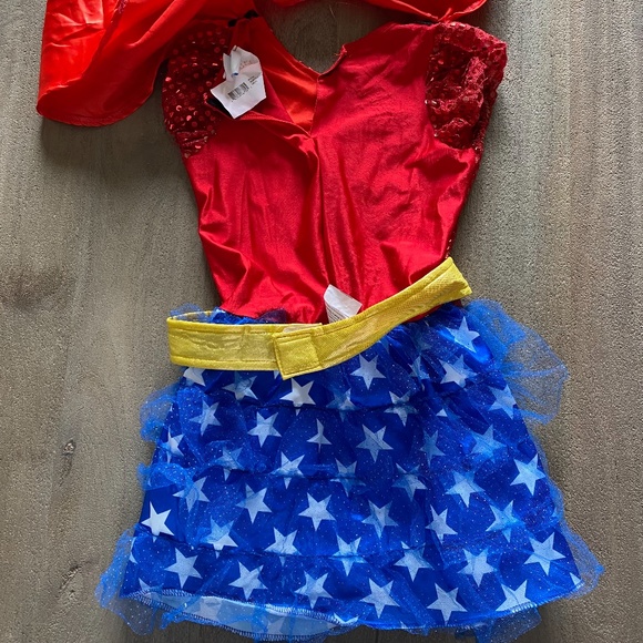 Wonder Woman Costume Kids Medium -K4 - Picture 5 of 8
